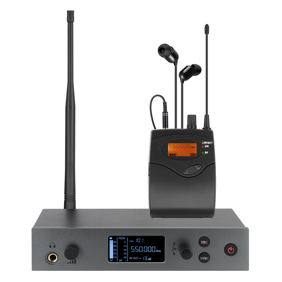 In Ear Monitors For Singers - System monitorowania dousznego, jednokanałowy system monitorowania