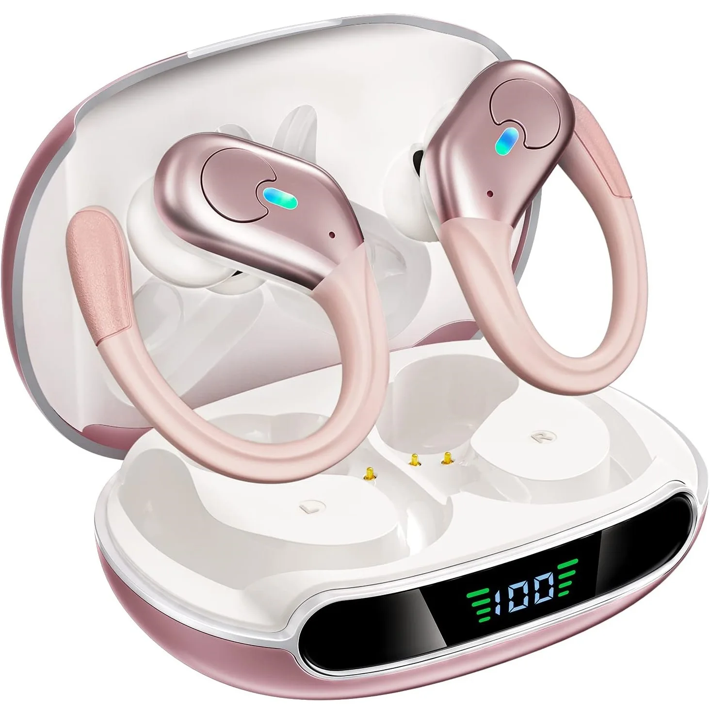 Type C Wired Earphones With Mic - Słuchawki Bluetooth 6.0 BX30, wodoodporne IPX7,