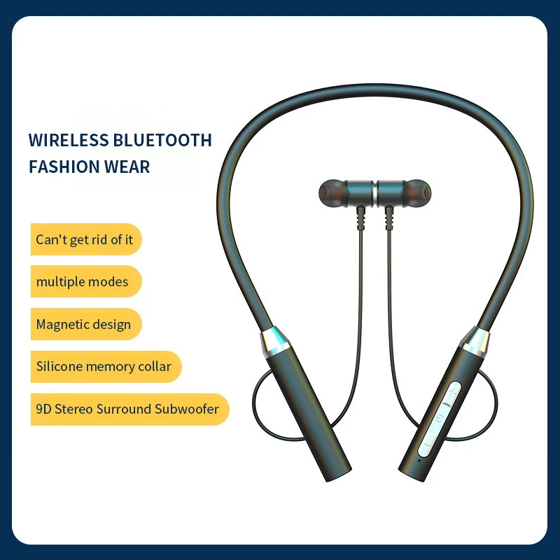 Magnetic Neckband Sports Earphones - Fone Bluetooth 5.0 Słuchawki na szyję