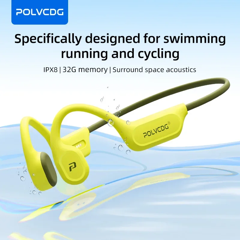 Bone Conduction Running Headphones - Słuchawki do pływania z przewodnictwem kostnym