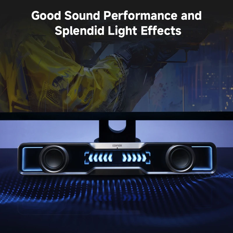 Głośniki komputerowe Edifier Q – Rgb Computer Soundbar For Pc recenzja i cena