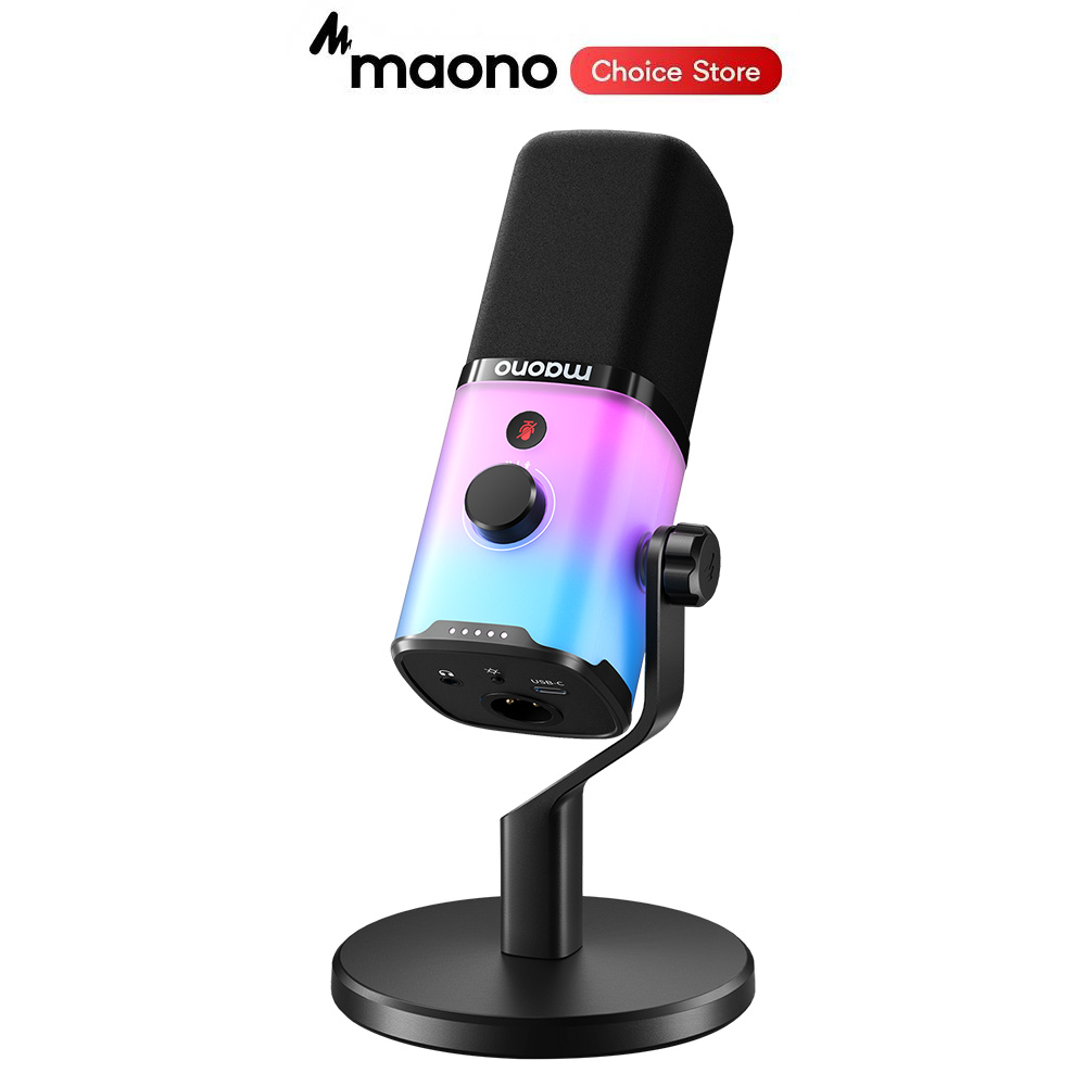Mikrofon do gier MAONO PD100X, – Gaming Headset With Mic Rgb recenzja i cena