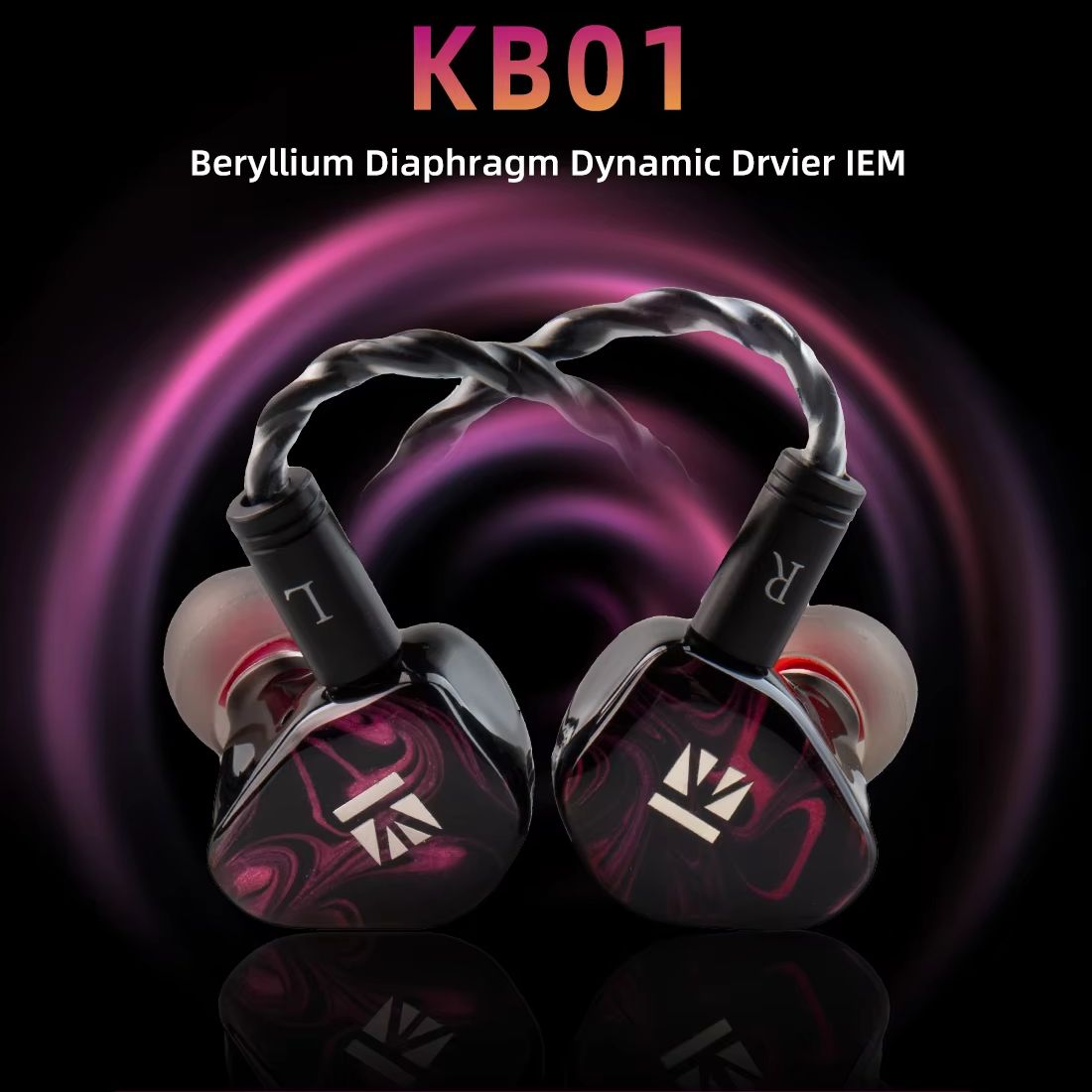 KBEAR KB01 przewodowe słuchawk – In Ear Monitors For Singers recenzja i cena