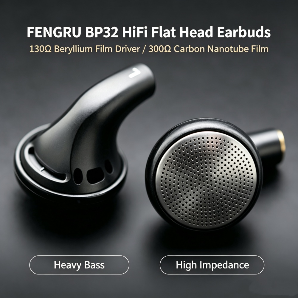 FENGRU BP32 DIY 130 omów Stero – Planar Magnetic Iem Earphones recenzja i cena