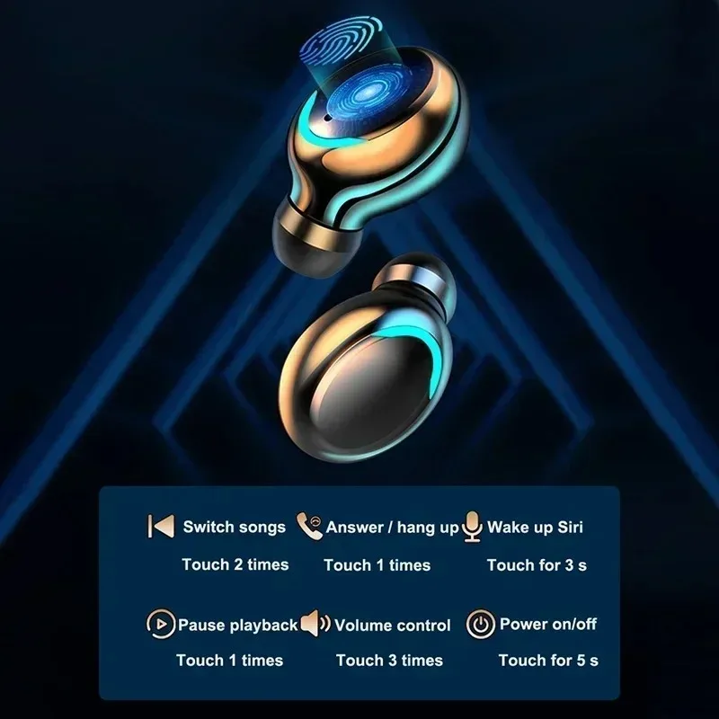 Nowe słuchawki Bluetooth F9 9D – Tws Earbuds Bluetooth 5.3 recenzja i cena