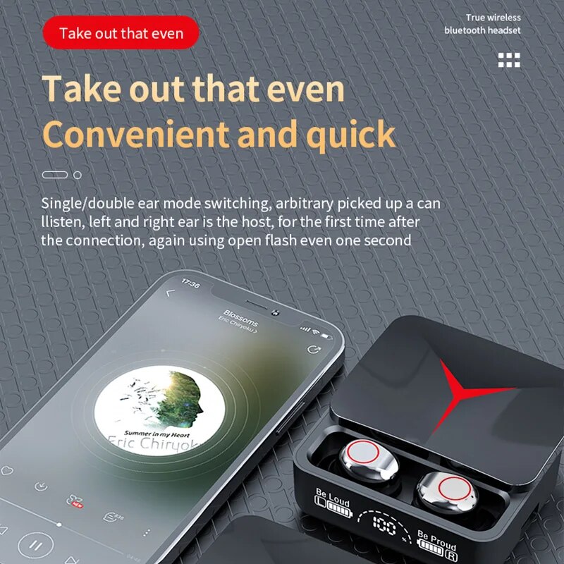 TWS M90 Pro bezprzewodowe słuc – Tws Earbuds Bluetooth 5.3 recenzja i cena