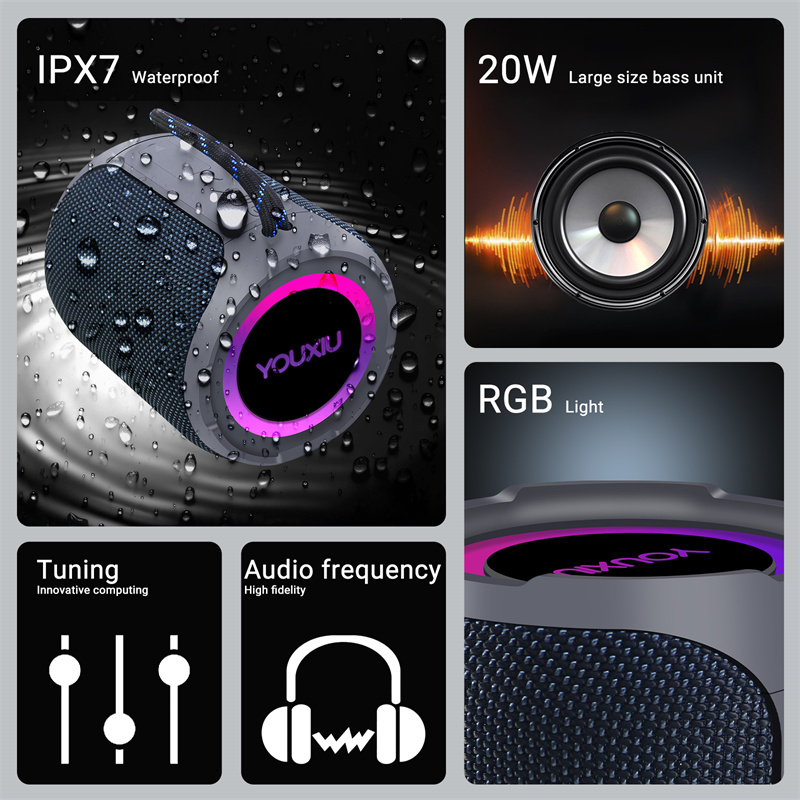 Przenośny głośnik Bluetooth 40 – Portable Bluetooth Speaker Waterproof Ipx7 recenzja i cena