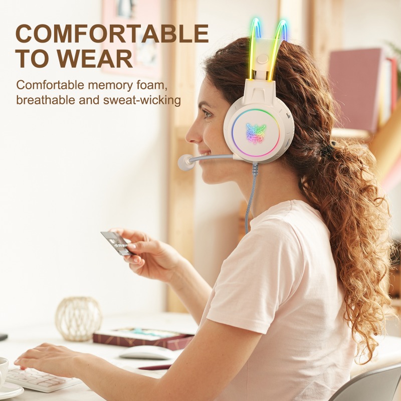 Słuchawki gamingowe ONIKUMA X1 – Gaming Headset With Mic Rgb recenzja i cena
