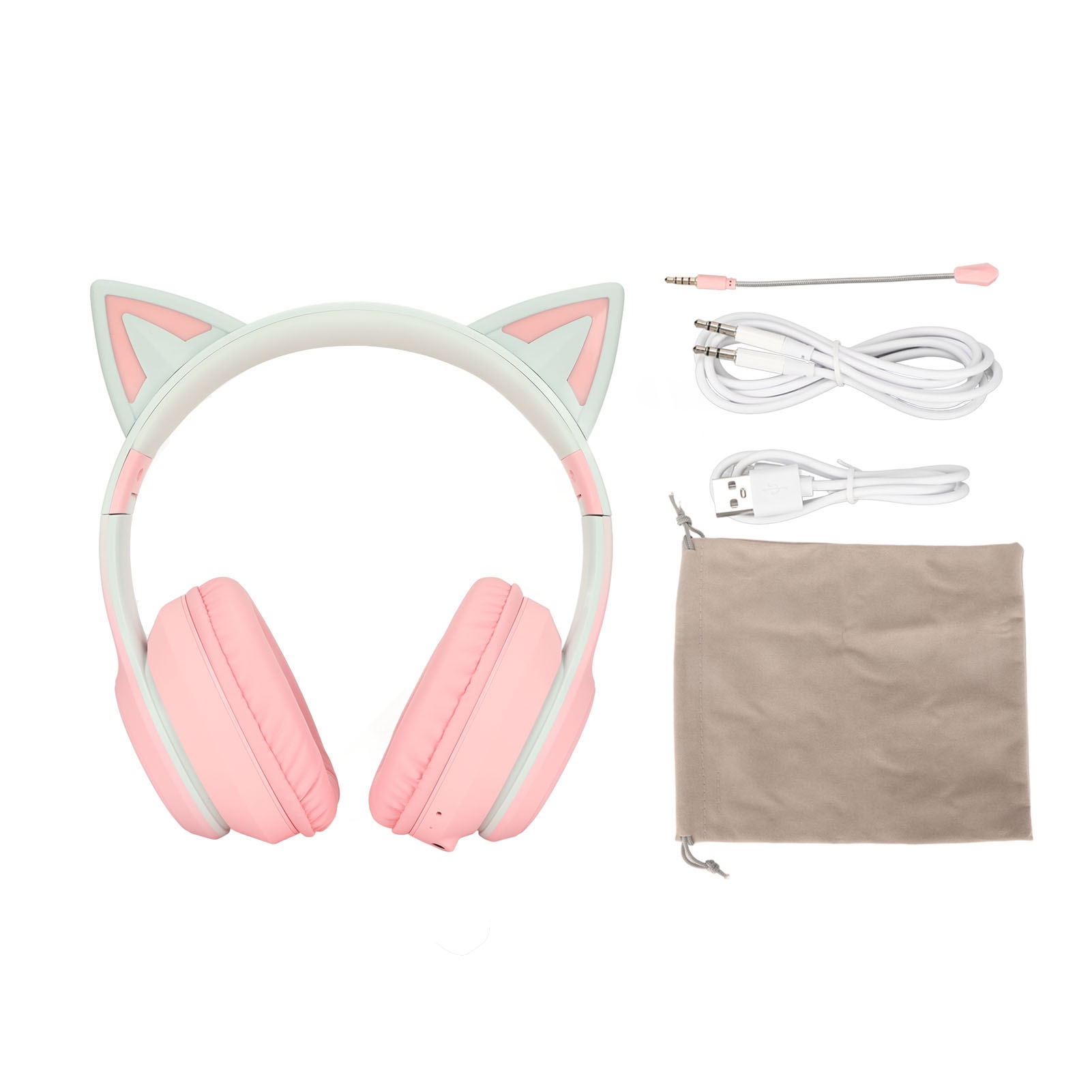 Słuchawki gamingowe Bluetooth  – Cat Ear Bluetooth Headset Led recenzja i cena
