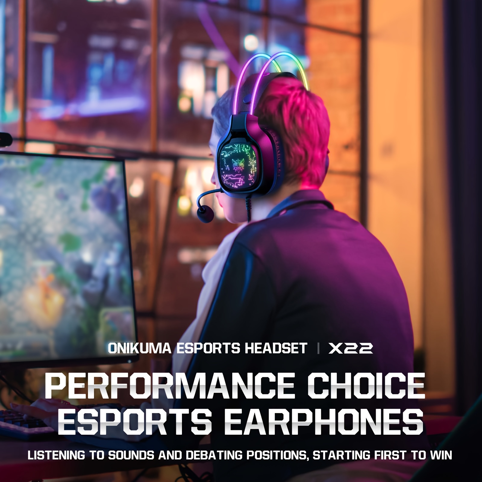 Słuchawki gamingowe ONIKUMA X2 – Gaming Headset With Mic Rgb recenzja i cena