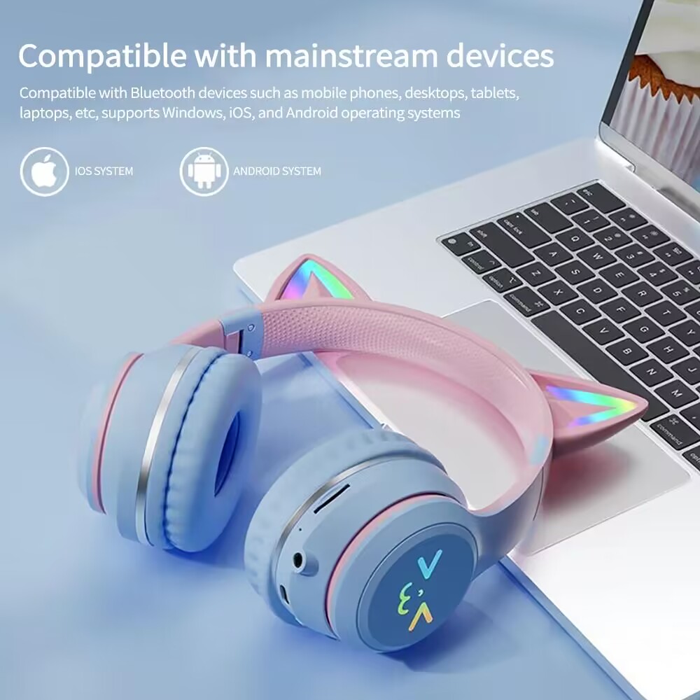 Słuchawki RGB Glow Bezprzewodo – Gaming Headset With Mic Rgb recenzja i cena