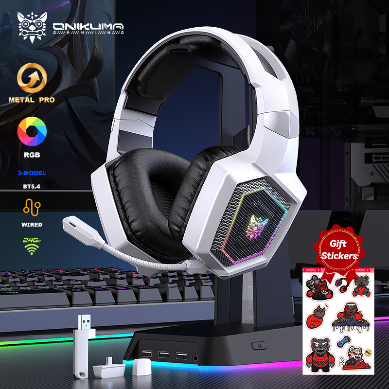 ONIKUMA Bezprzewodowy zestaw s – Gaming Headset With Mic Rgb recenzja i cena