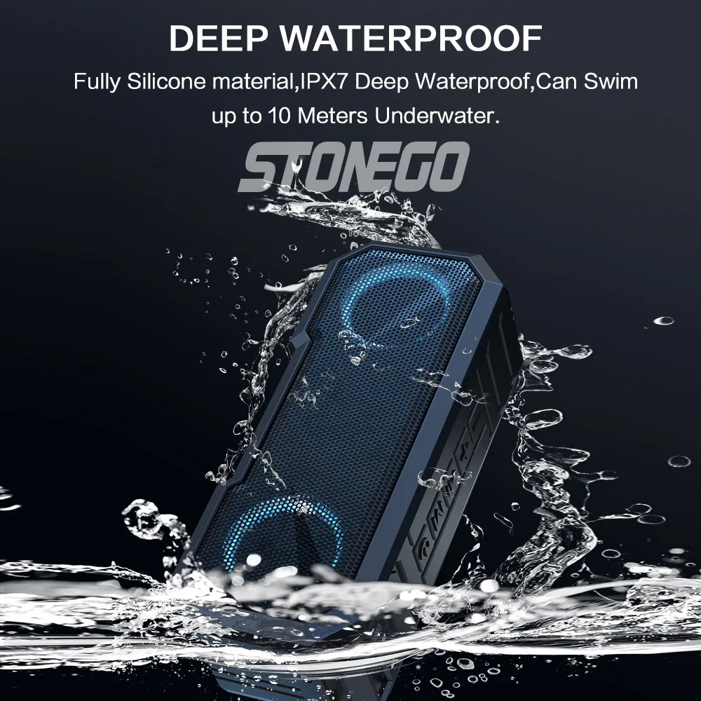 Przenośny Głośnik Bluetooth Be – Portable Bluetooth Speaker Waterproof Ipx7 recenzja i cena