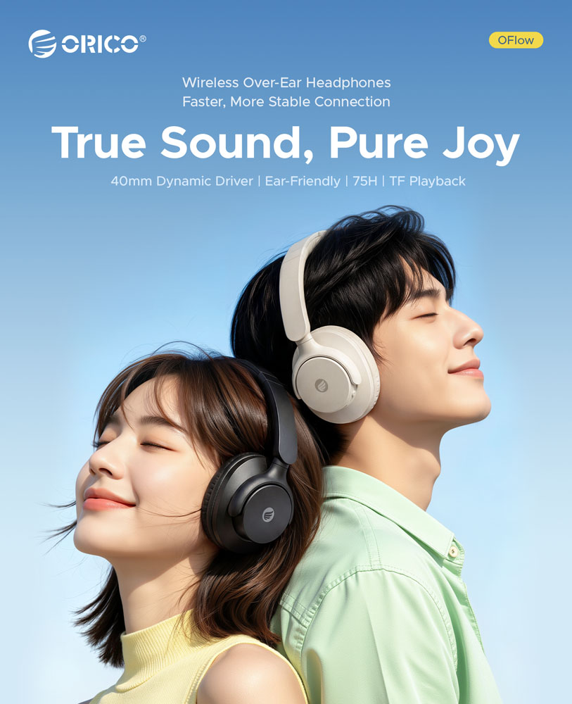 Słuchawki bezprzewodowe ORICO  – Anc Wireless Over Ear Headphones recenzja i cena