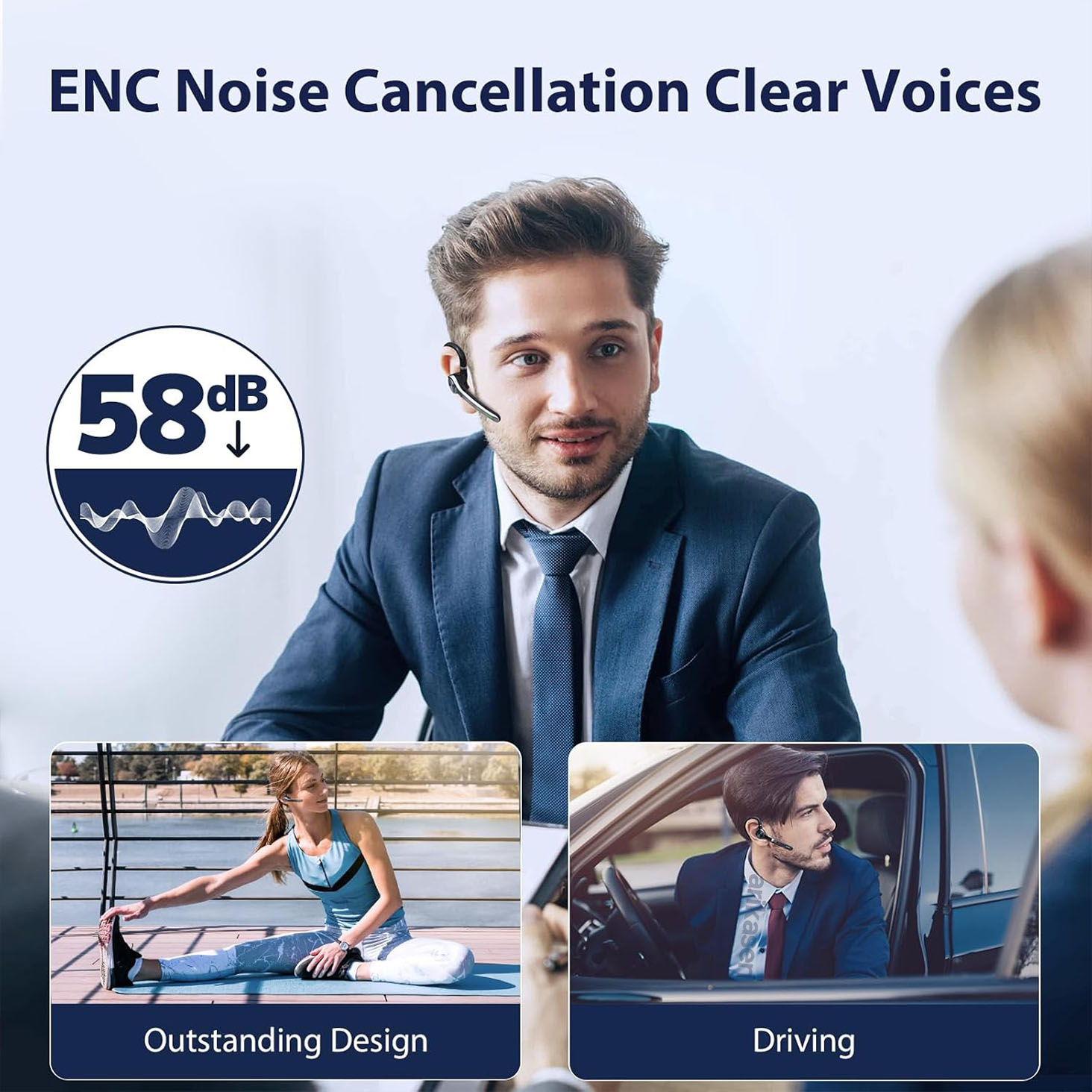 Bezprzewodowy zestaw słuchawko – Open Ear Air Conduction Headphones recenzja i cena