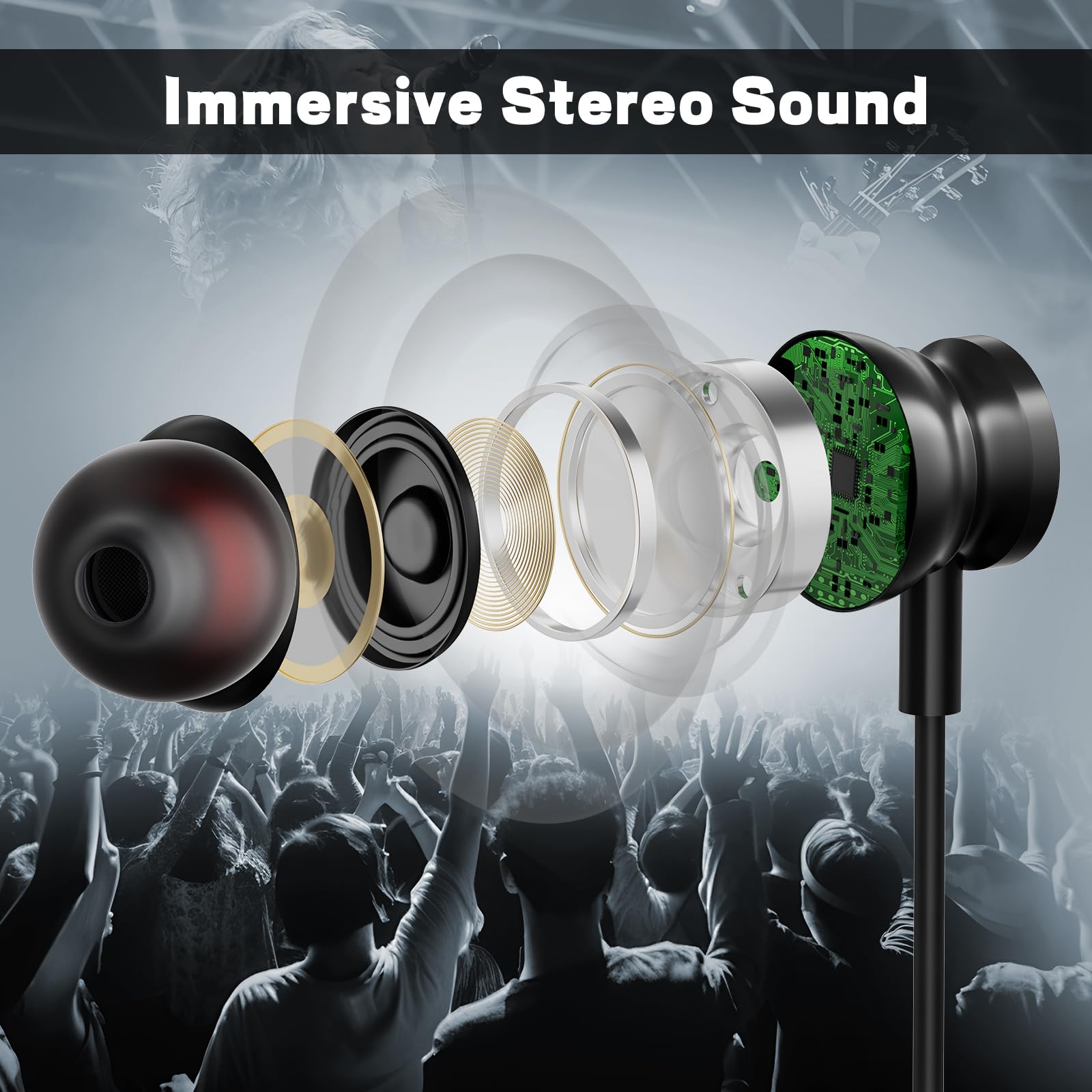 Słuchawki przewodowe Type C 3. – Type C Wired Earphones With Mic recenzja i cena