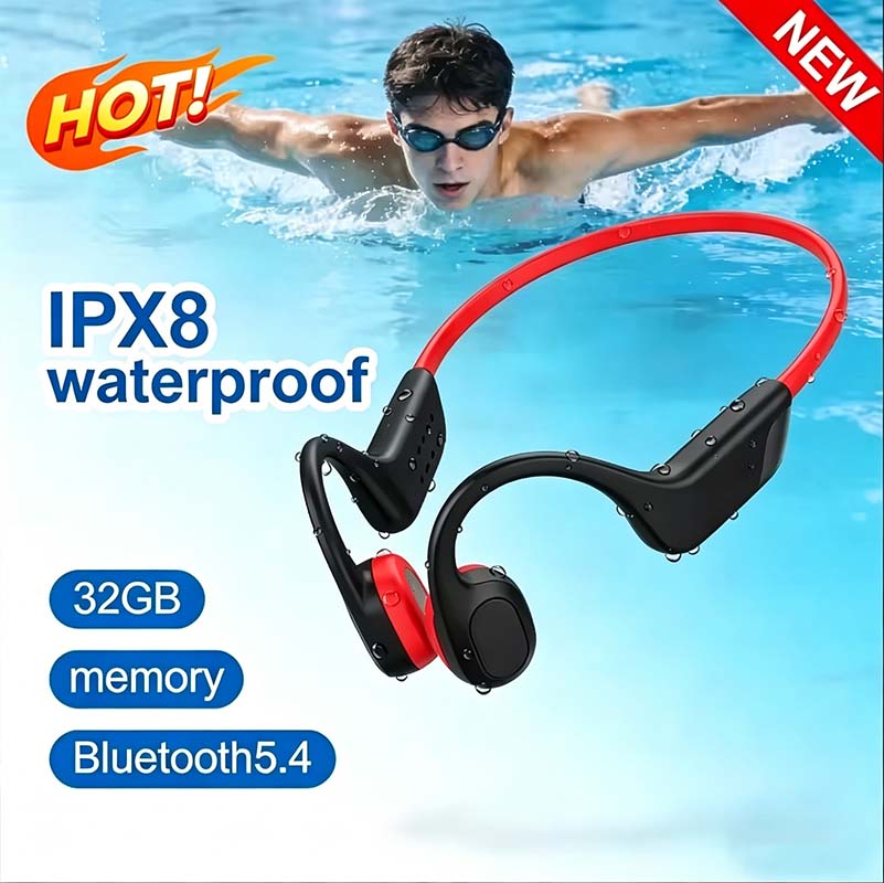 Słuchawki Bluetooth z przewodn – Bone Conduction Running Headphones recenzja i cena