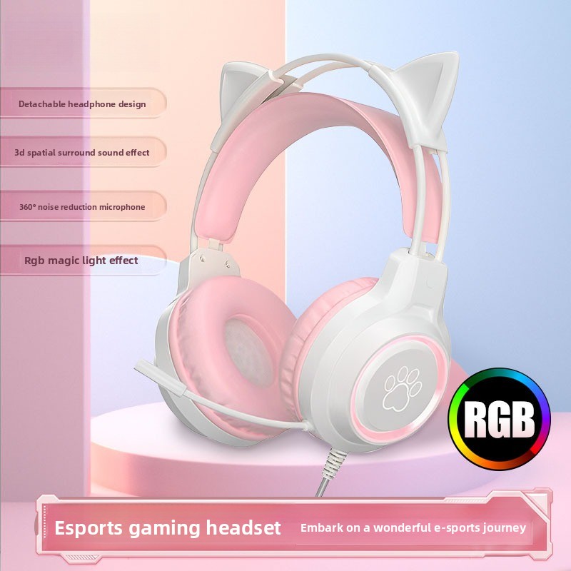 Słuchawki gamingowe RGB z mikr – Gaming Headset With Mic Rgb recenzja i cena