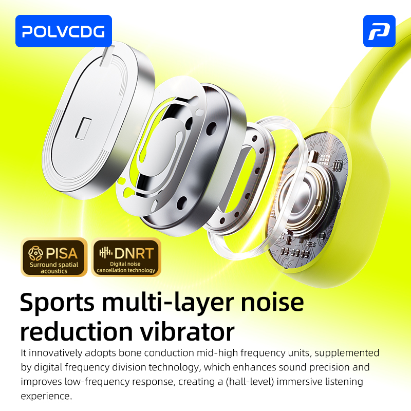 POLVCDG 8G Słuchawki sportowe  – Bone Conduction Running Headphones recenzja i cena