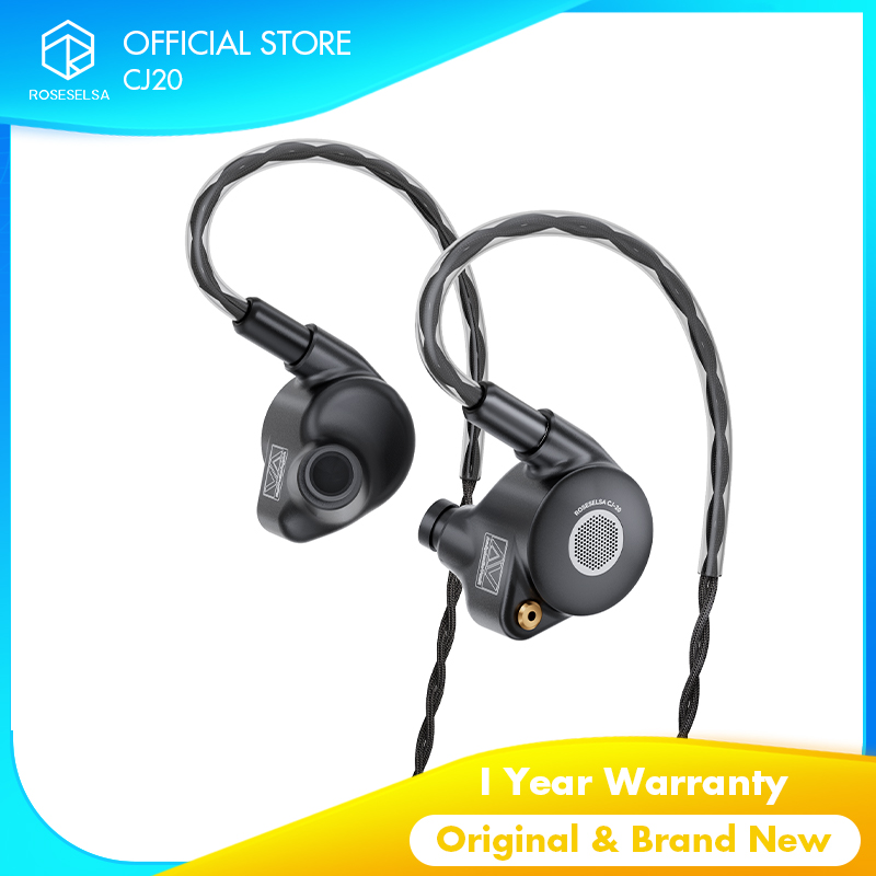 ROSESELSA X AAV CJ20 Planarne  – Planar Magnetic Iem Earphones recenzja i cena
